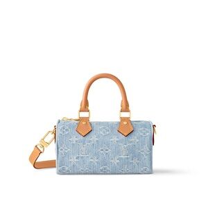 Louis Vuitton Speedy Bandouliere NM Bag Monogram Denim Sky Nano